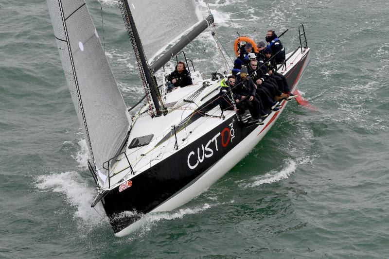 Géry Trentesaux's JPK 1180 Courrier Recommande - RORC Myth of Malham Race photo copyright Marc Ollivier / Ouest-France taken at Royal Ocean Racing Club and featuring the IRC class