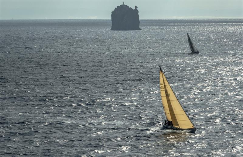 Strombolicchio, the northernmost mark of the Rolex Middle Sea Race photo copyright Rolex / Kurt Arrig taken at Royal Malta Yacht Club and featuring the IRC class