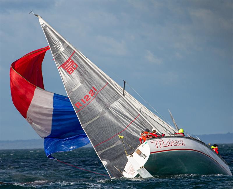 Merak comes a cropper - Final Day - Australian Women's Keelboat Regatta - photo © Bruno Cocozza