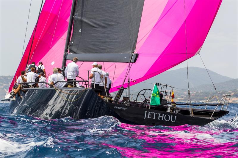 Sir Peter Ogden's Jethou leads the IRC 0 Racer class going into the final day of inshore racing. - 2019 Rolex Giraglia photo copyright IMA / Studio Borlenghi taken at Yacht Club Italiano and featuring the IRC class
