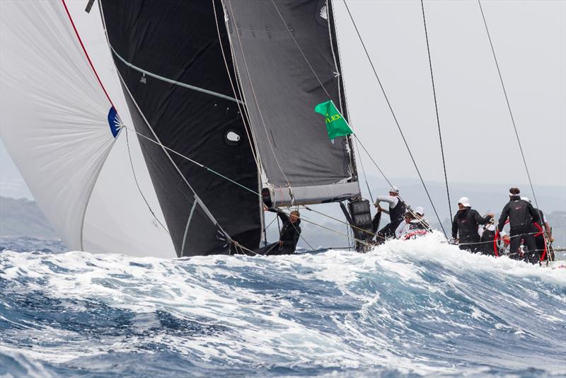 Wild Joe disappears in the waves off the Plage de Pampelonne. - Rolex Giraglia 2019 - photo © IMA / Studio Borlenghi