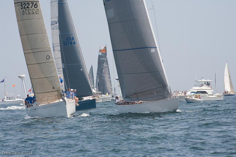 Racecourse action during the Marblehead to Halifax Ocean Race photo copyright Images courtesy of Craig Davis taken at Boston Yacht Club and featuring the IRC class