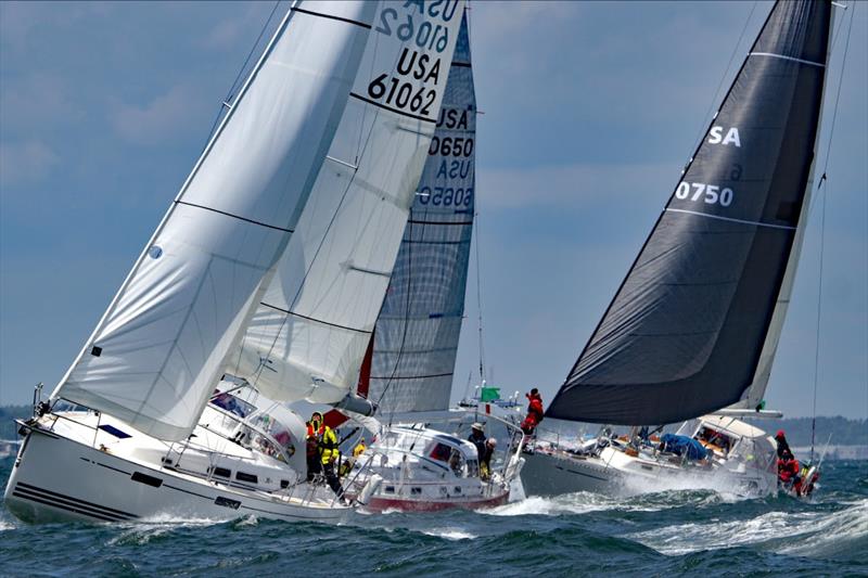 Of the class leaders, Elena, (60750) Steve Gordon's Alden 50 from Stamford CT, was the farthest boat to the west. She was 334 miles from the finish steering 152º. Elena won Block Island 2019 and is the leader here in Class C photo copyright Fran Grenon, spectrum Photo taken at Royal Hamilton Amateur Dinghy Club and featuring the IRC class