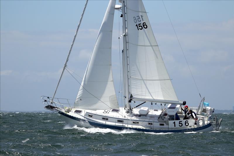 Cordelia, still the leader of Class D on Monday morning, had 200 miles left to Bermuda. She was making 7.4 kts steering 152º. Cordeliais skippered by Roy Greenwald of Marion. - photo © Fran Grenon, Spectrum Photo 