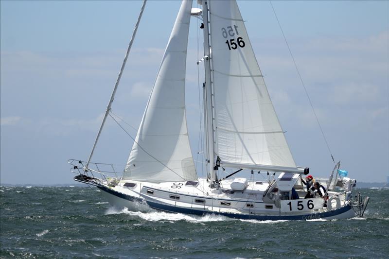 Cordelia, still the leader of Class D on Monday morning, had 200 miles left to Bermuda. She was making 7.4 kts steering 152º. Cordeliais skippered by Roy Greenwald of Marion photo copyright Fran Grenon, Spectrum Phot taken at Beverly Yacht Club and featuring the IRC class