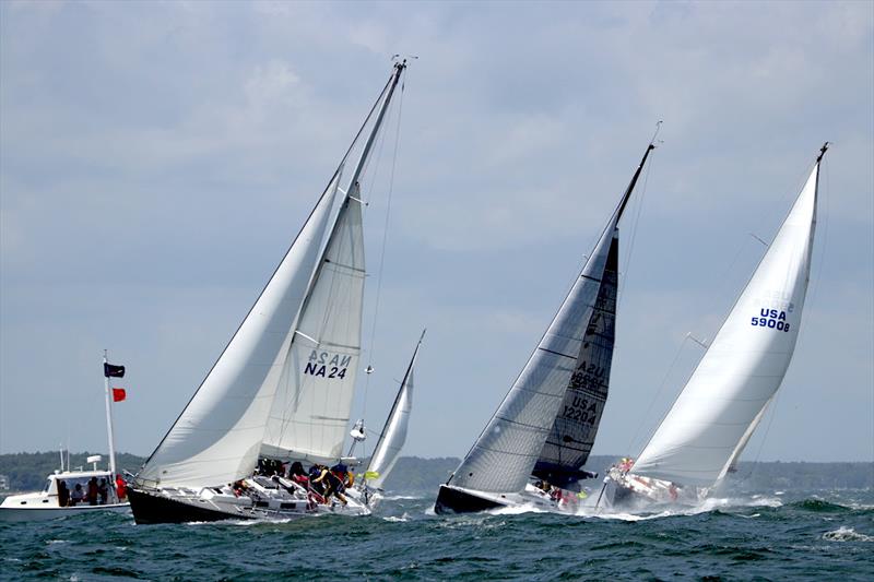 Class B winner and second in the Founders Division was the US Naval Academy's Gallant, a Pearson Composite Navy 44 skippered by Christian Hoffman. - photo © Fran Grenon, Spectrum Photo