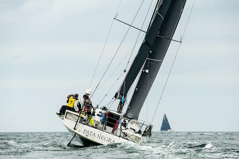 Pata Negra starts the 2019 Transatlantic Race photo copyright Paul Todd / Outside Images taken at New York Yacht Club and featuring the IRC class