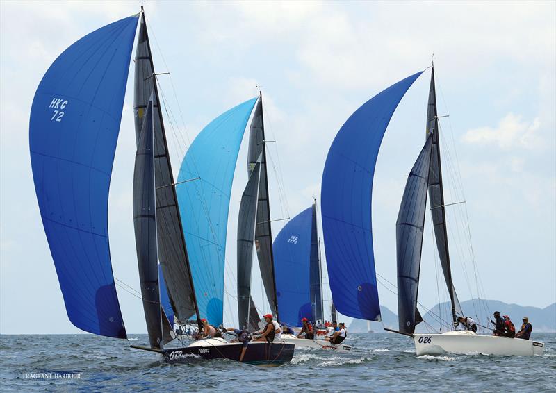 Blue is the colour (UK Sailmakers Typhoon Series , Race 3) photo copyright Fragrant Harbour taken at Hebe Haven Yacht Club and featuring the IRC class