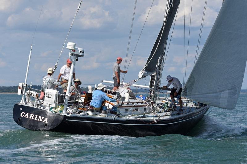 Rives Potts' venerable Carina - Transatlantic Race 2019 photo copyright Rick Tomlinson taken at New York Yacht Club and featuring the IRC class