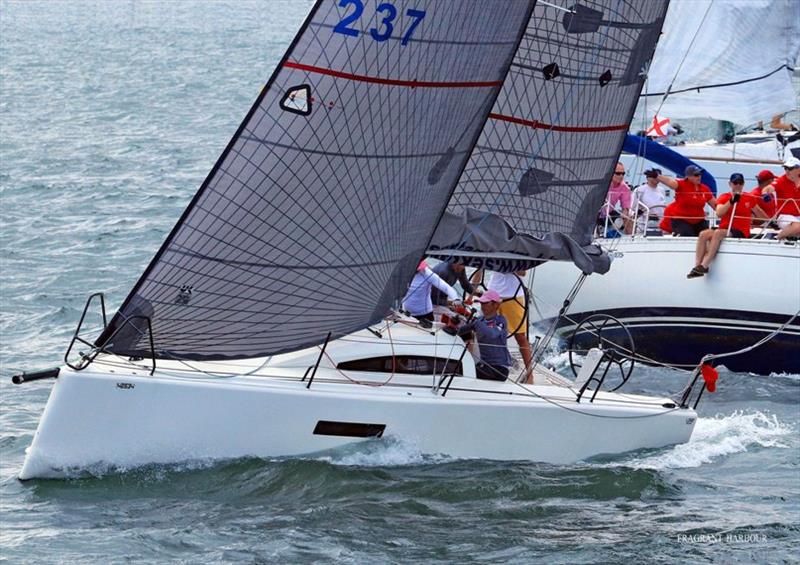 Lazy Piggy, winner of HKPN - Peroni Summer Saturday Series , Race 4 photo copyright Fragrant Harbour taken at Hebe Haven Yacht Club and featuring the IRC class