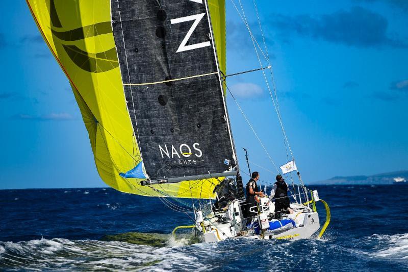 Side foils seen clearly in this photo - Transpac 50 - photo © Walter Cooper / Ultimate Sailing