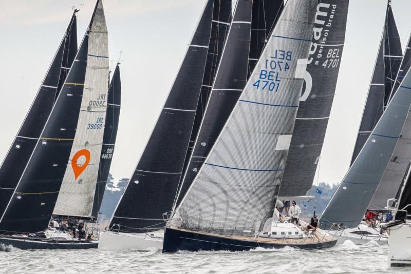 François Goubau's Belgian First 47.7 Moana - Rolex Fastnet Race - photo © Paul Wyeth / www.pwpictures.com