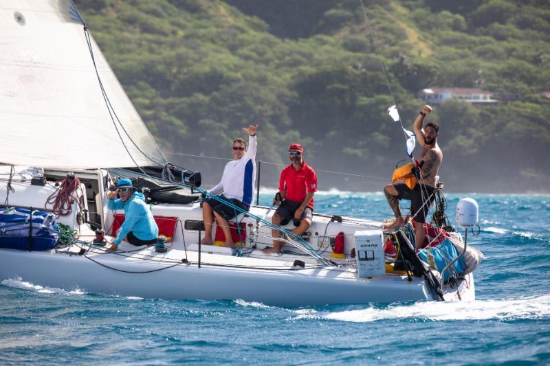 Last boat to finish: Gamble revels at Diamond Head - Transpac 50 - photo © Emma Deardorf / Ultimate Sailing