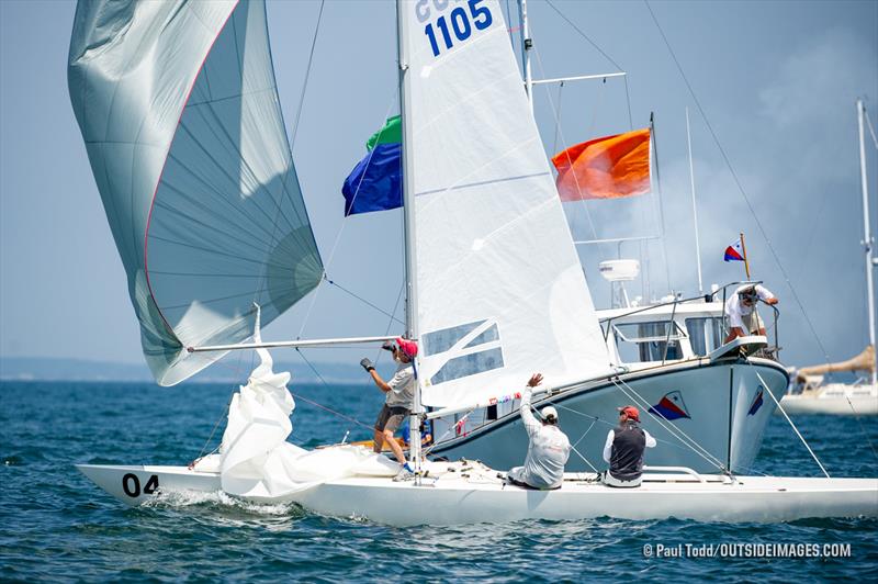 Robert Hitchcock and his crew on “Chemical Monkey” sails a brilliant last day on his way to winning the Etchells fleet photo copyright Paul Todd / Outside Images / NOOD taken at Boston Yacht Club and featuring the IRC class