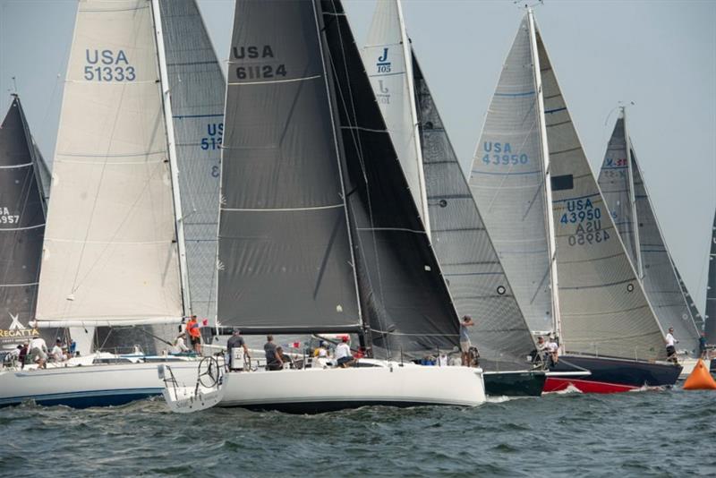 The start of the 2018 Ida Lewis Distance Race photo copyright Michele Almeida / MISTE Photography taken at Ida Lewis Yacht Club and featuring the IRC class