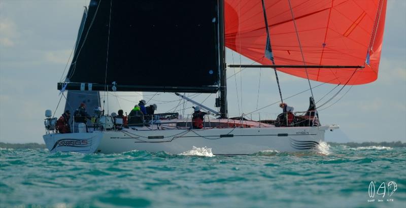 Wings at the 2019 Lendlease Brisbane to Hamilton Island Race start photo copyright Mitchell Pearson / SurfSailKite taken at Royal Queensland Yacht Squadron and featuring the IRC class