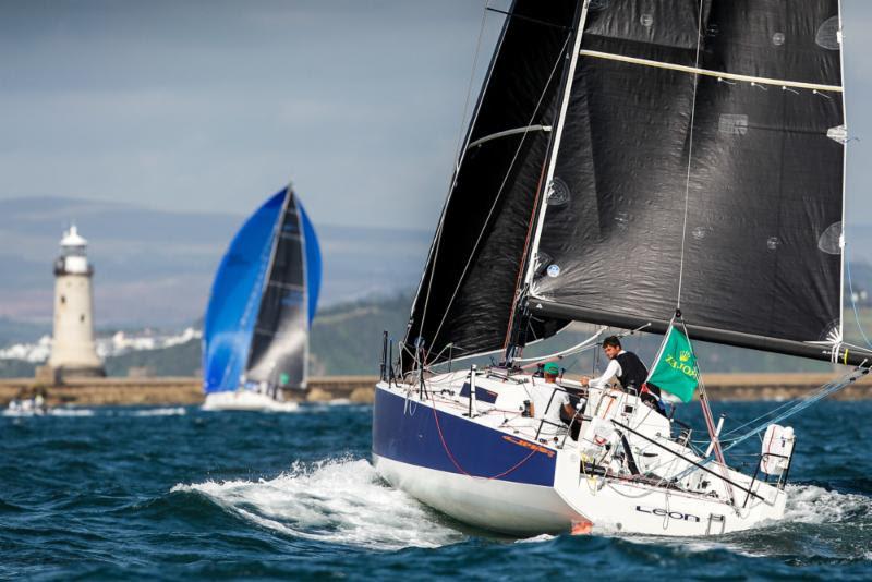 Alexis Loison and Jean-Pierre Kelbert on JPK 10.30 Léon - 2019 Rolex Fastnet Race - photo © Paul Wyeth