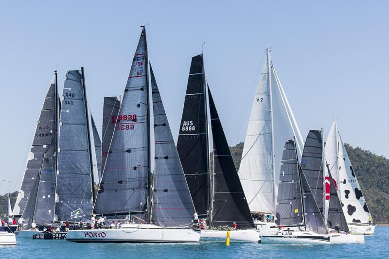 Start 1 on Day 1 - Airlie Beach Race Week 2019 photo copyright Andrea Francolini taken at Whitsunday Sailing Club and featuring the IRC class