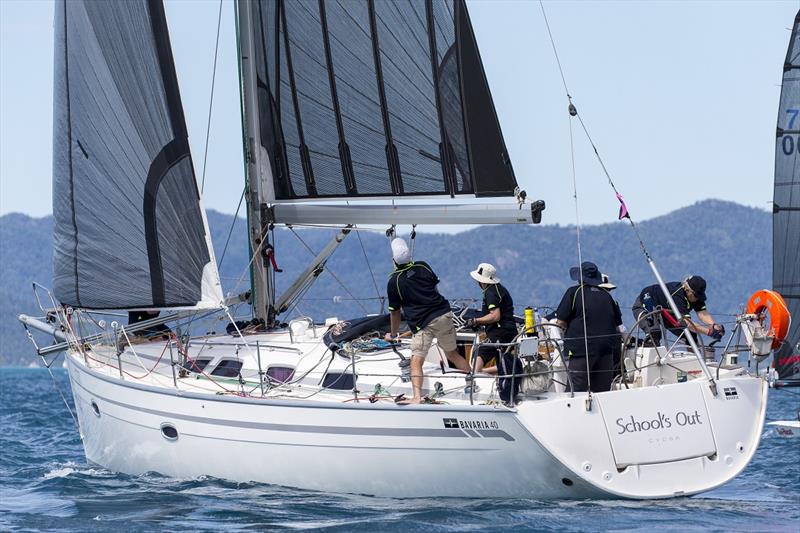 School's Out has come a long way by water - Airlie Beach Race Week 2019 photo copyright Andrea Francolini taken at Whitsunday Sailing Club and featuring the IRC class