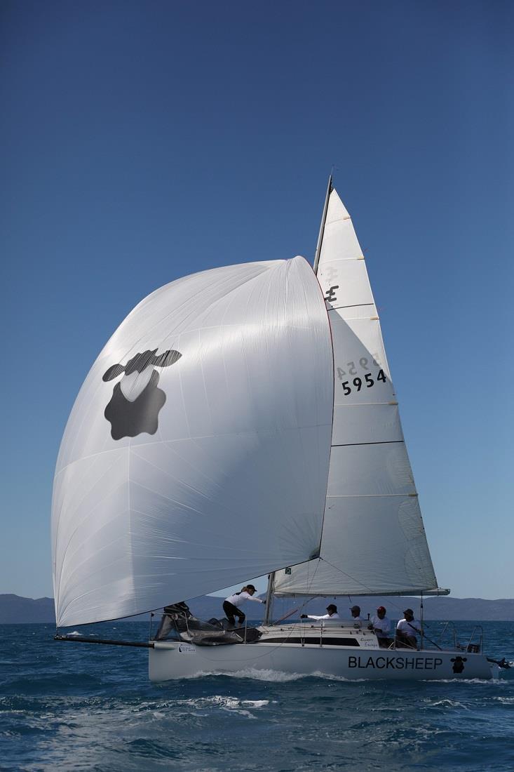 Derek Sheppard and his Black Sheep - Airlie Beach Race Week 2019 photo copyright Shirley Wodson taken at Whitsunday Sailing Club and featuring the IRC class