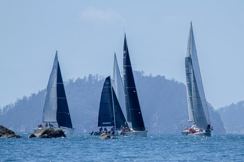 Heavy traffic on the corner - Day 2 - Hamilton Island Race Week, August 19, photo copyright Richard Gladwell taken at Hamilton Island Yacht Club and featuring the IRC class