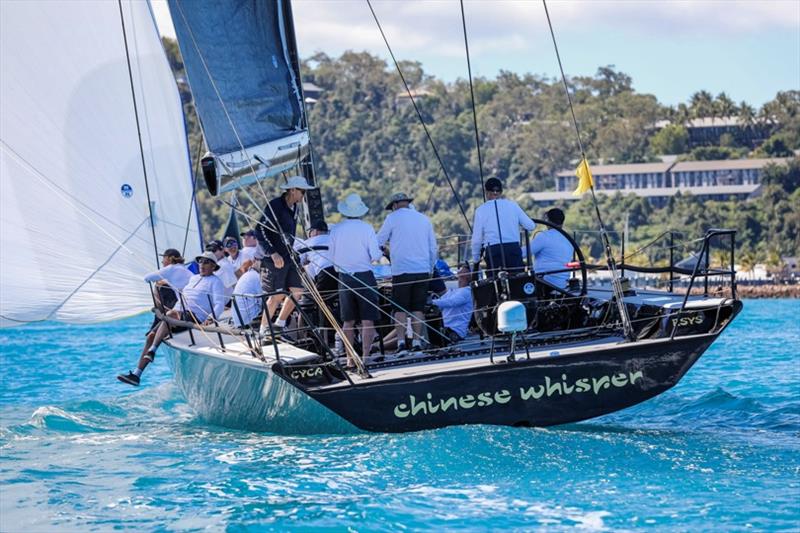 Chinese Whisper, day 2 - Hamilton Island Race Week 2019 photo copyright Salty Dingo taken at Hamilton Island Yacht Club and featuring the IRC class