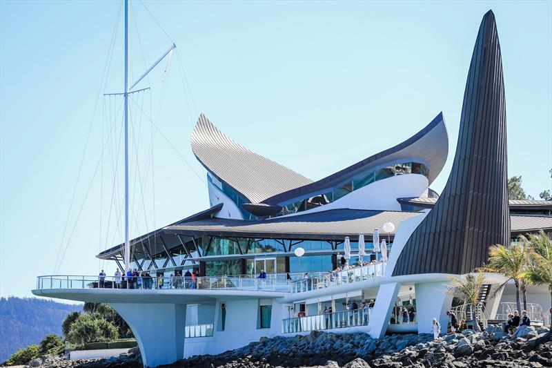  Like a sculpture - the Hamilton Island Yacht Club looks different from every angle - Hamilton Island Race Week 2019 - photo © Craig Greenhill / <a target=