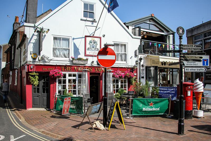 To underline the difference between the two great yachting centres, this watering hole was open 13 years before Captain Cook first visited the Whitsundays photo copyright Richard Gladwell taken at Cowes Yacht Club and featuring the IRC class