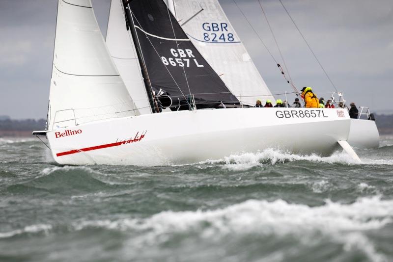 Rob Craigie & Deb Fish, racing Sun Fast 3600 Bellino Two-Handed is within striking distance of pole position for the season photo copyright Paul Wyeth / RORC taken at Royal Ocean Racing Club and featuring the IRC class