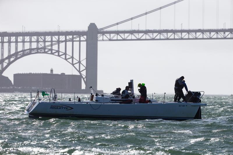 It was a sad end to a day of racing for J/105 Russian Roulette - 2019 Rolex Big Boat Series photo copyright Rolex / Sharon Green taken at St. Francis Yacht Club and featuring the IRC class