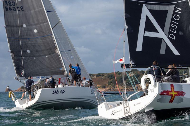 Jai Ho and Kaya II in the 21st Jersey Regatta photo copyright Simon Ropert taken at Royal Channel Islands Yacht Club and featuring the IRC class