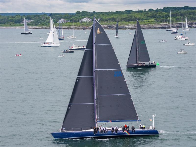 Merlin, the famous 68-foot West Coast sled by Bill Lee shown after the start in 2018, has already entered for 2020 photo copyright Daniel Forster / PPL taken at Royal Bermuda Yacht Club and featuring the IRC class