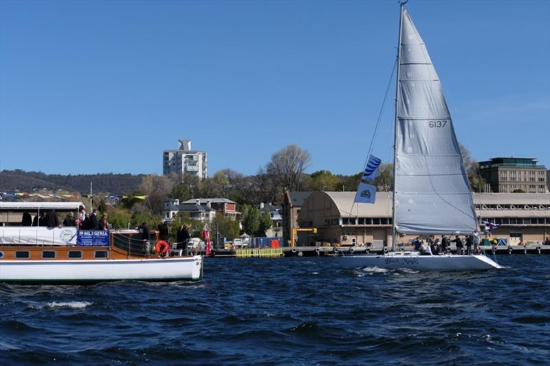 Black Magic and Egeria - Sailing Season on the Derwent photo copyright Peter Campbell taken at Derwent Sailing Squadron and featuring the IRC class