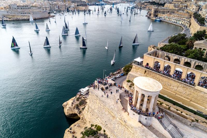 2019 Rolex Middle Sea Race, day 1 photo copyright Kurt Arrigo / Rolex taken at Royal Malta Yacht Club and featuring the IRC class