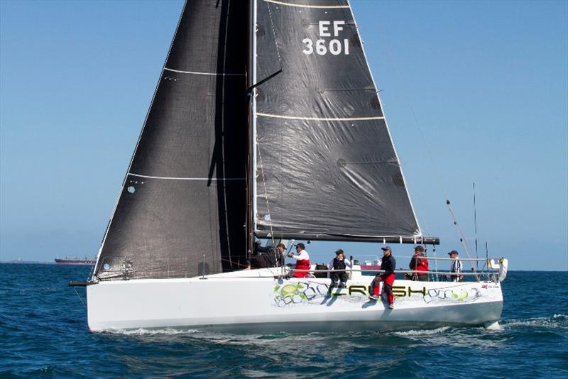 Crush – East Fremantle yachtsman David Davenport's Sunfast 3600 was not only the top boat in Division 2, but won IRC for the combined fleets on the way north and was second in the return photo copyright Bernie Kaaks taken at Geraldton Yacht Club and featuring the IRC class