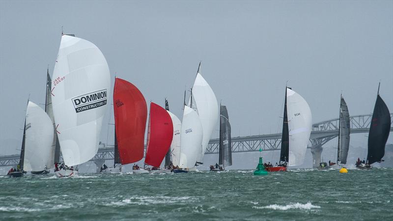 Division 1 start - PIC Coastal Classic - Start - Waitemata Harbour - October 25, photo copyright Richard Gladwell, Sail-World.com / nz taken at New Zealand Multihull Yacht Club and featuring the IRC class