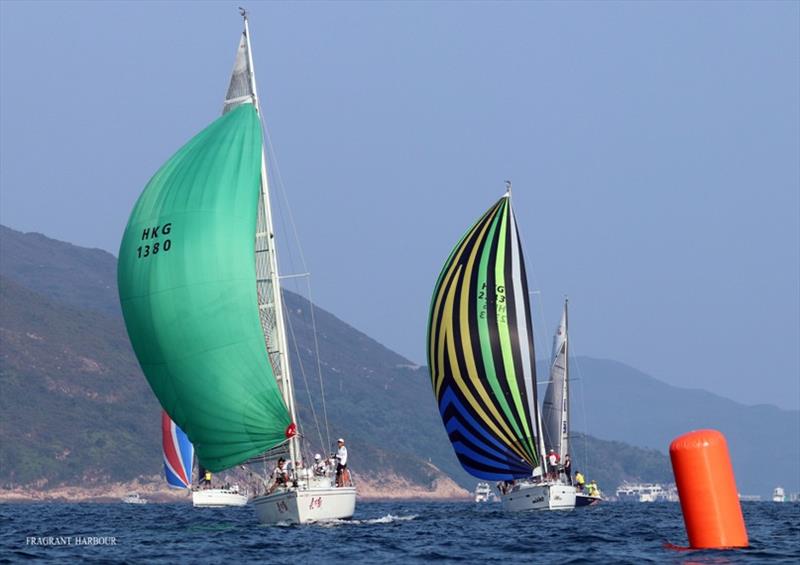 Temujin approaches the mark - Monsoon Winter Series, Race 2 photo copyright Chris Howarth taken at Hebe Haven Yacht Club and featuring the IRC class