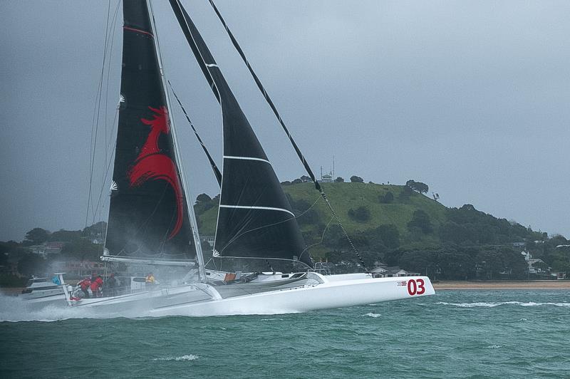 Beau Geste (Pat Kong) (Hong Kong) starts climbing - PIC Coastal Classic - Start - Waitemata Harbour - October 25, 2019 photo copyright Richard Gladwell / Sail-World.com taken at  and featuring the IRC class