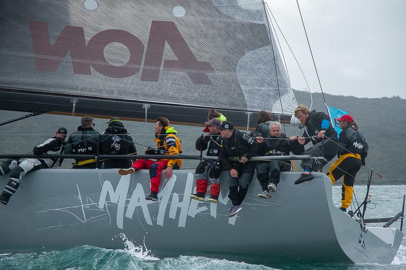 Mathem (TP52) - PIC Coastal Classic - Start - Waitemata Harbour - October 25, 2019 photo copyright Richard Gladwell / Sail-World.com taken at  and featuring the IRC class