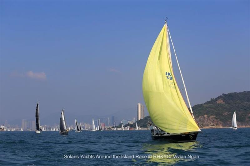 Solaris Yachts Around the Island Race photo copyright RHKYC / Vivian Ngan taken at Royal Hong Kong Yacht Club and featuring the IRC class