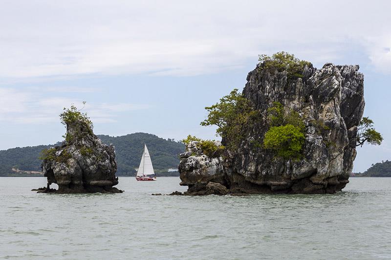 VG Offshore at Pulau Jerkon Kecil. Raja Muda Selangor International Regatta 2019 photo copyright Guy Nowell / RMSIR taken at Royal Selangor Yacht Club and featuring the IRC class