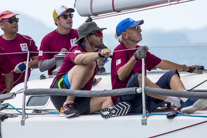 HH the Raja Muda of Selangor, racing on board Fujin. Raja Muda Selangor International Regatta 2019 photo copyright Guy Nowell / RMSIR taken at Royal Selangor Yacht Club and featuring the IRC class