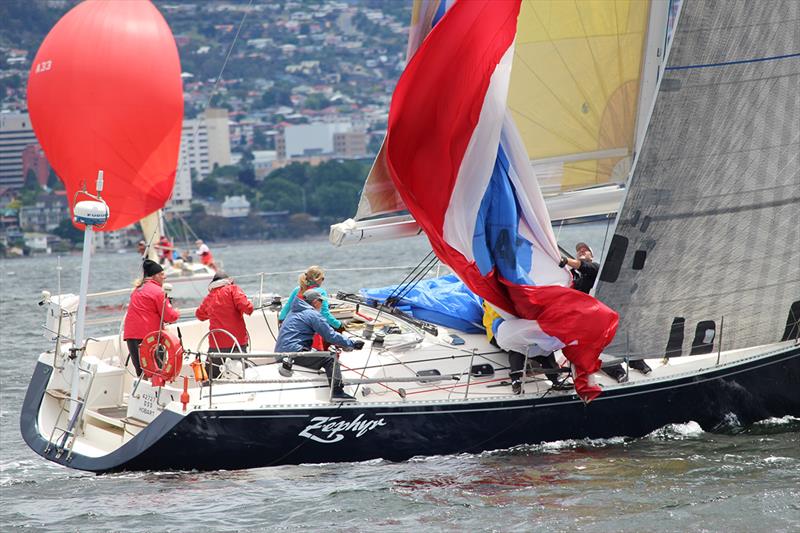 Zephyr in the Tasmanian Yachting Championship photo copyright Peter Watson taken at Derwent Sailing Squadron and featuring the IRC class