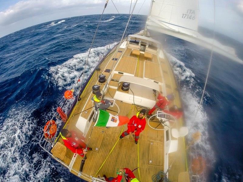 Stern GoPro, Almorgeres II - Cape2Rio Ocean Race photo copyright Jack Evans taken at  and featuring the IRC class