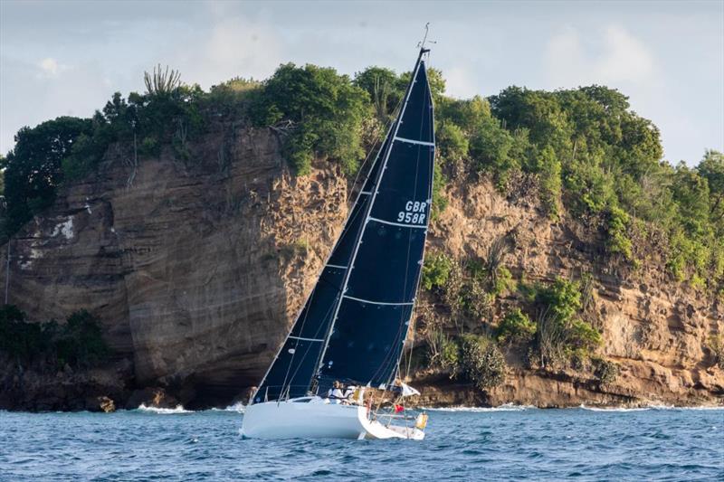 Jangada, the smallest boat in the RORC Transatlantic Race finishes in Grenada and wins overall photo copyright RORC / Arthur Daniel taken at Royal Ocean Racing Club and featuring the IRC class