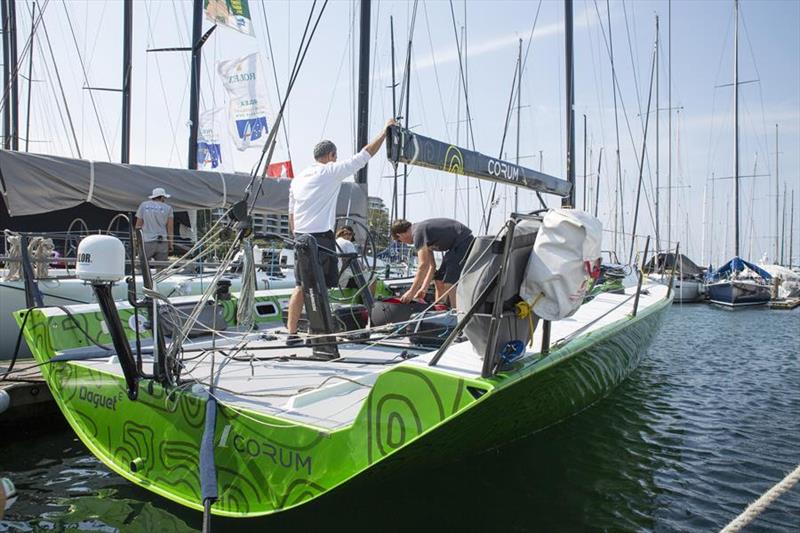 The now French-owned Daguet 3 is ready to take on the Rolex Sydney Hobart and realise a life-long dream photo copyright Hamish Hardy taken at Cruising Yacht Club of Australia and featuring the IRC class