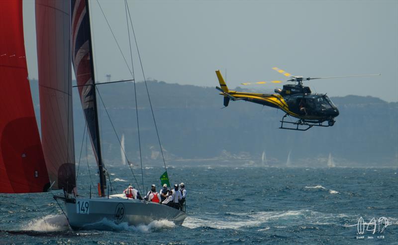 Did someone say the hard deck for this operation was 500m? - 2019 RSHYR photo copyright Mitch Pearson / Surf Sail Kite taken at Cruising Yacht Club of Australia and featuring the IRC class