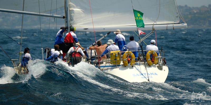 Pinched stern, dig a hole, grade the ocean the whole way there - 2019 RSHYR photo copyright Mitch Pearson / Surf Sail Kite taken at Cruising Yacht Club of Australia and featuring the IRC class