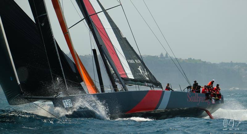 Making progress on Scallywag - 2019 RSHYR photo copyright Mitch Pearson / Surf Sail Kite taken at Cruising Yacht Club of Australia and featuring the IRC class