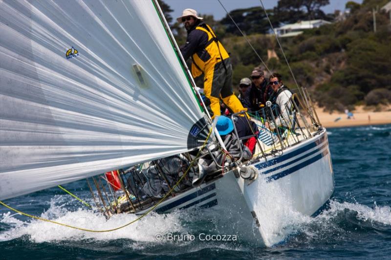 Tevake II at the ORCV Melbourne to Devonport start photo copyright Bruno Cocozza taken at Ocean Racing Club of Victoria and featuring the IRC class